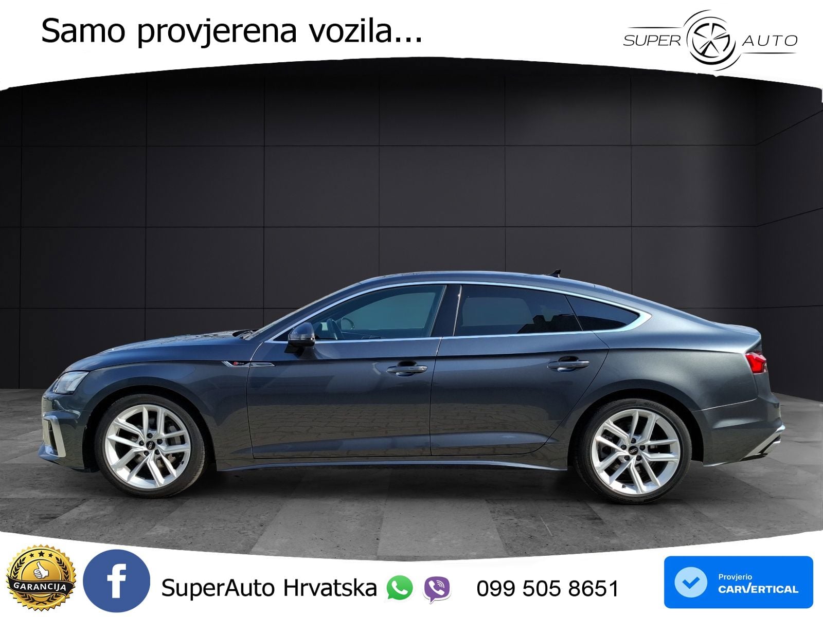 Audi A5 Sportback 45 TFSI (265 KS) quattro S tronic S line MATRIX+GR SJED+KAM