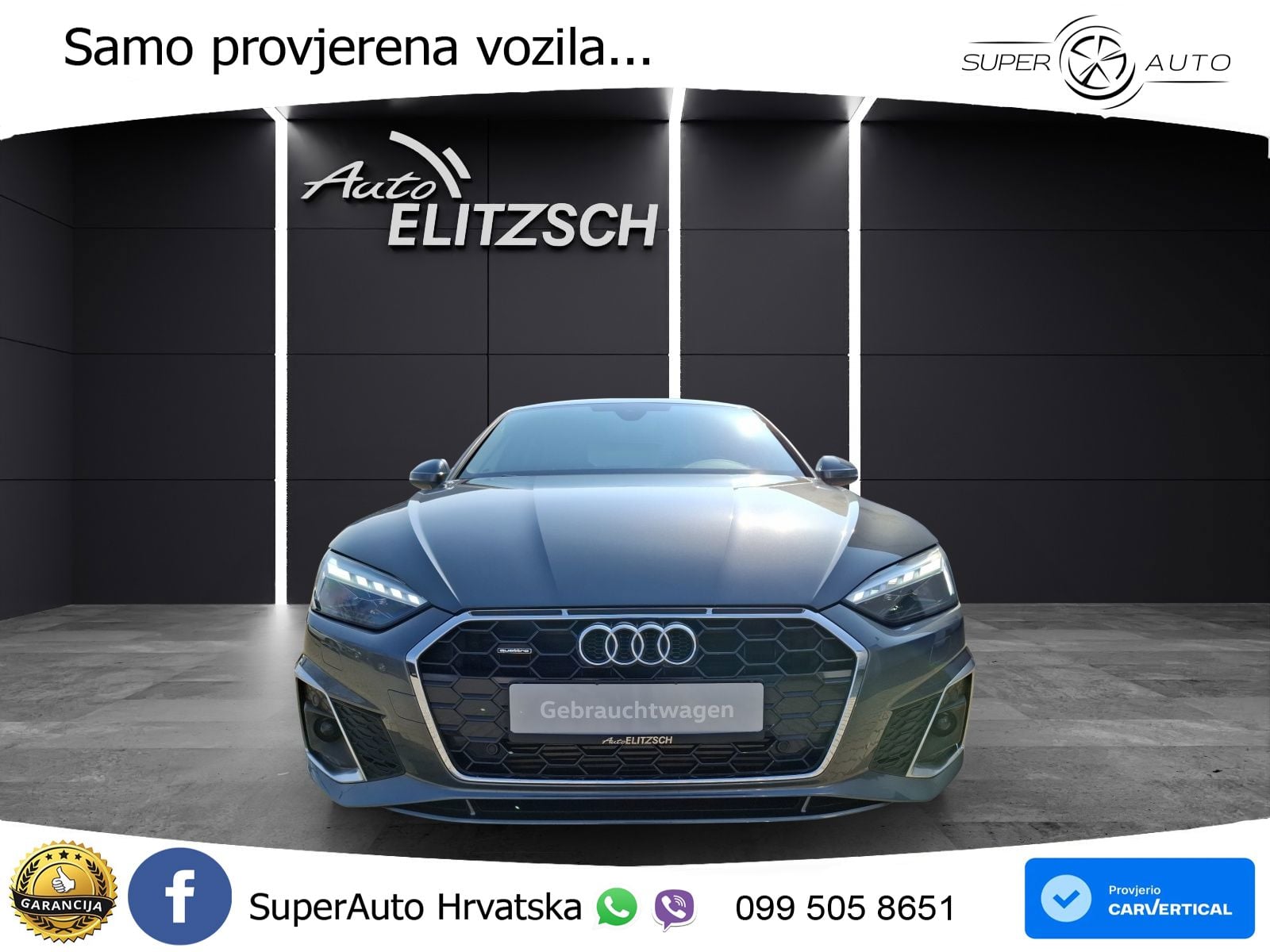Audi A5 Sportback 45 TFSI (265 KS) quattro S tronic S line MATRIX+GR SJED+KAM