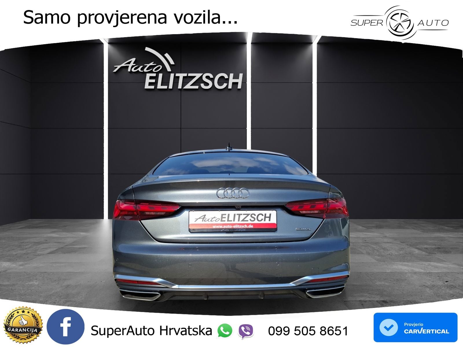 Audi A5 Sportback 45 TFSI (265 KS) quattro S tronic S line MATRIX+GR SJED+KAM