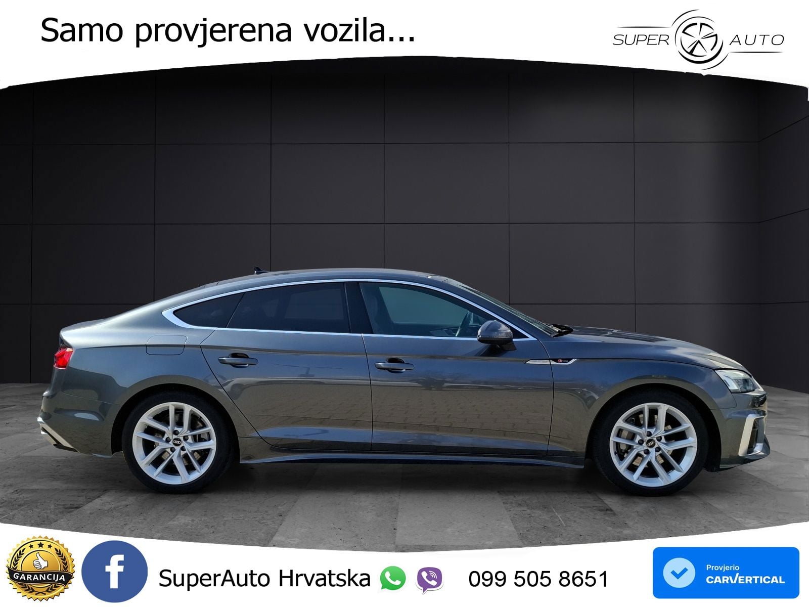 Audi A5 Sportback 45 TFSI (265 KS) quattro S tronic S line MATRIX+GR SJED+KAM