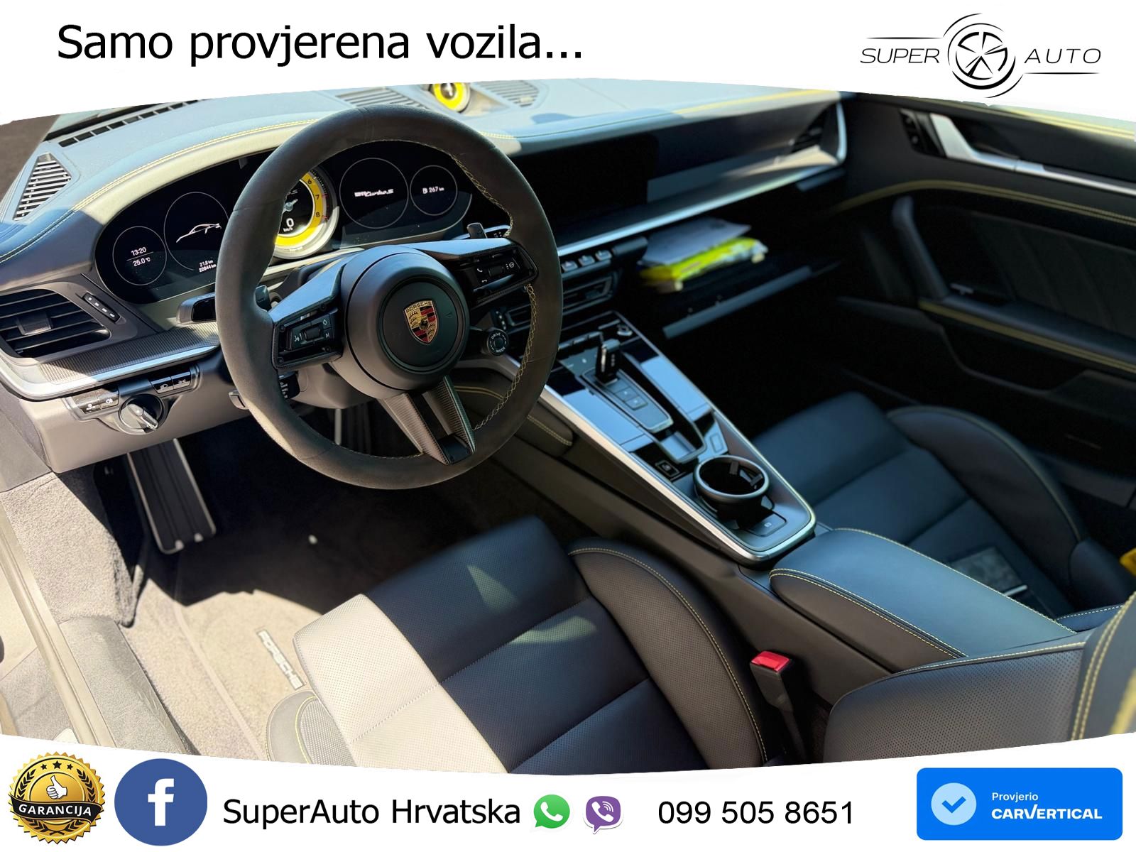 Porsche 911 Turbo S 3.8 (650 KS) PDK ZRAČNI+ACC+GR SJED+KAM