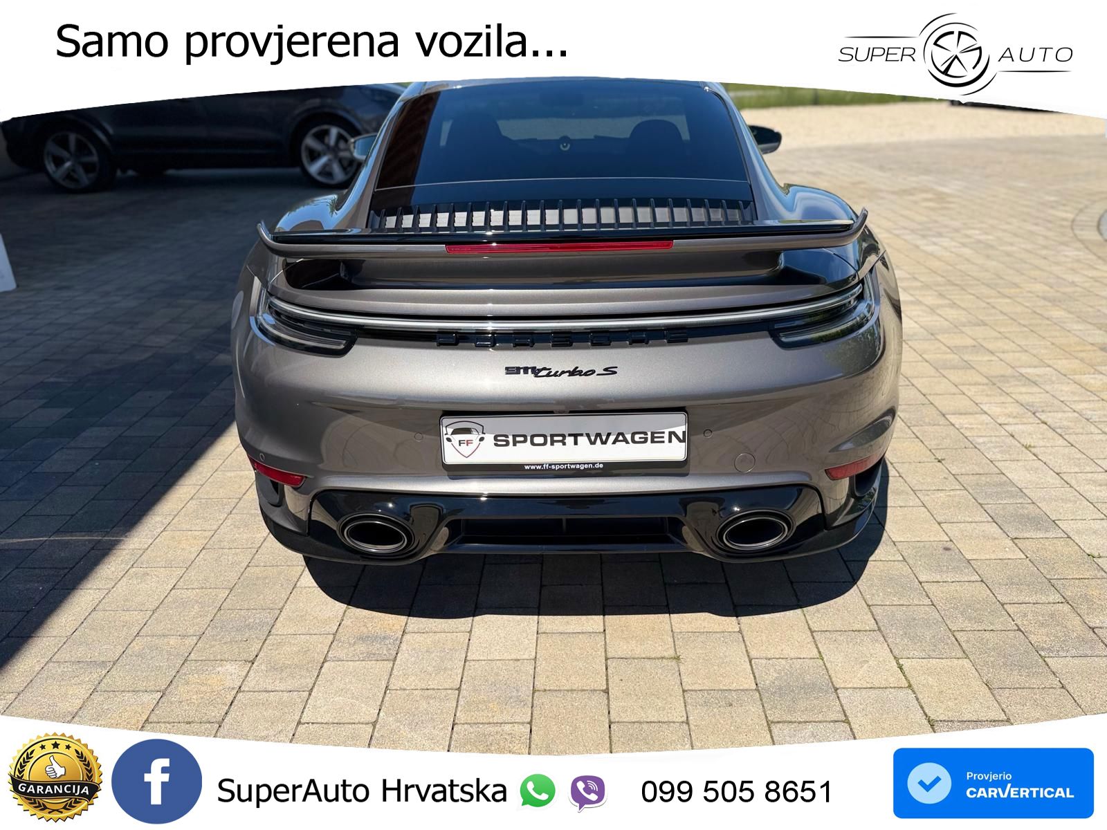 Porsche 911 Turbo S 3.8 (650 KS) PDK ZRAČNI+ACC+GR SJED+KAM