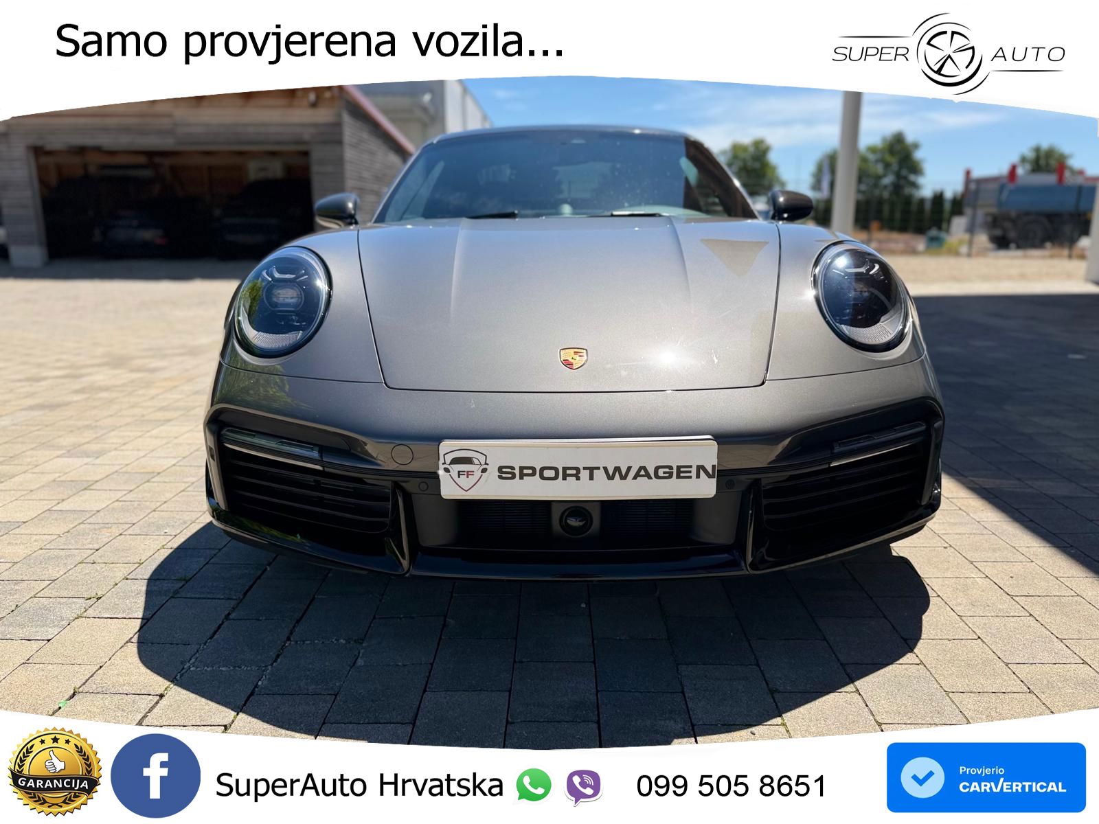 Porsche 911 Turbo S 3.8 (650 KS) PDK ZRAČNI+ACC+GR SJED+KAM