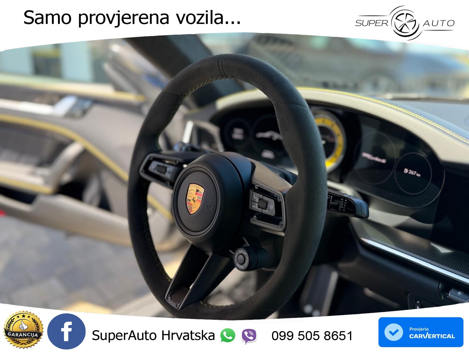 Porsche 911 Turbo S 3.8 (650 KS) PDK ZRAČNI+ACC+GR SJED+KAM