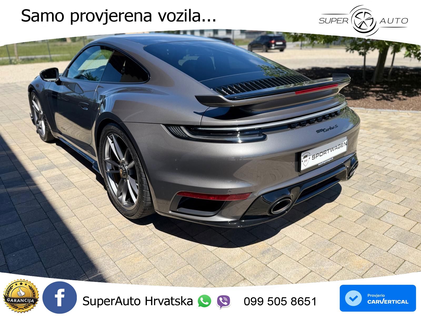 Porsche 911 Turbo S 3.8 (650 KS) PDK ZRAČNI+ACC+GR SJED+KAM