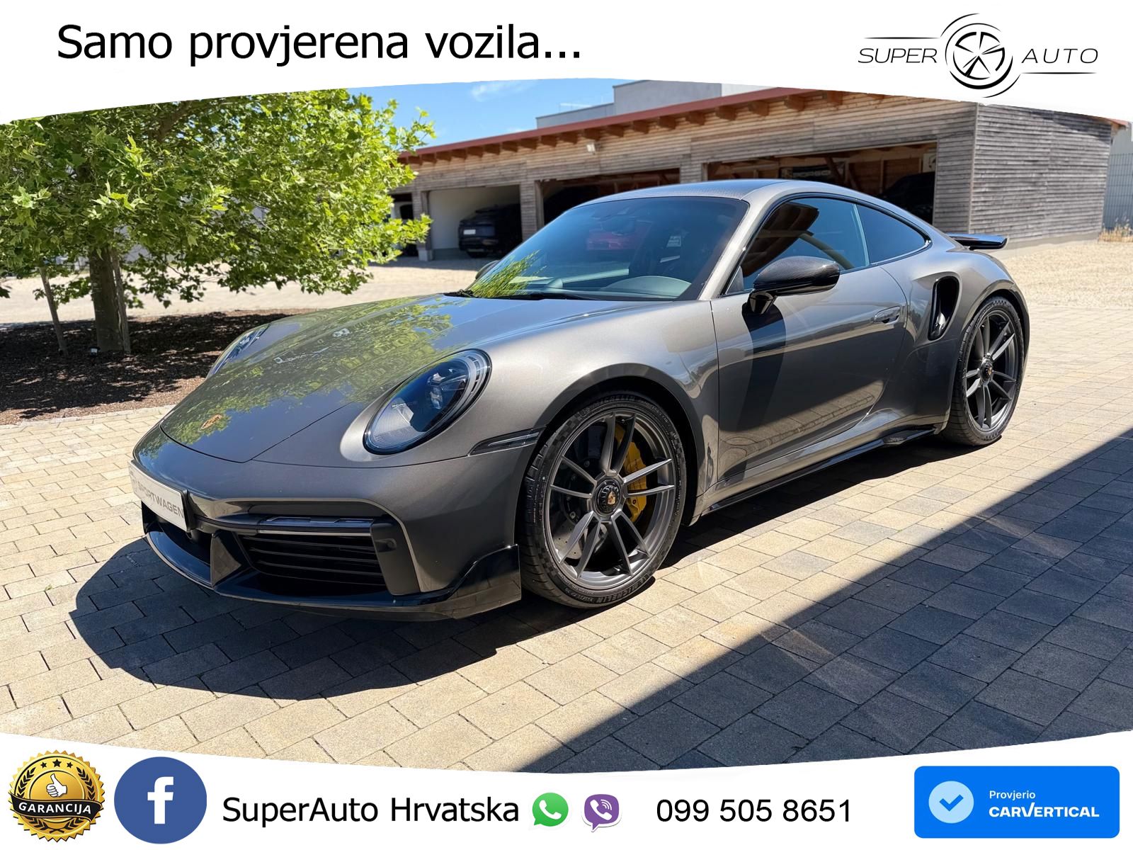 Porsche 911 Turbo S 3.8 (650 KS) PDK ZRAČNI+ACC+GR SJED+KAM