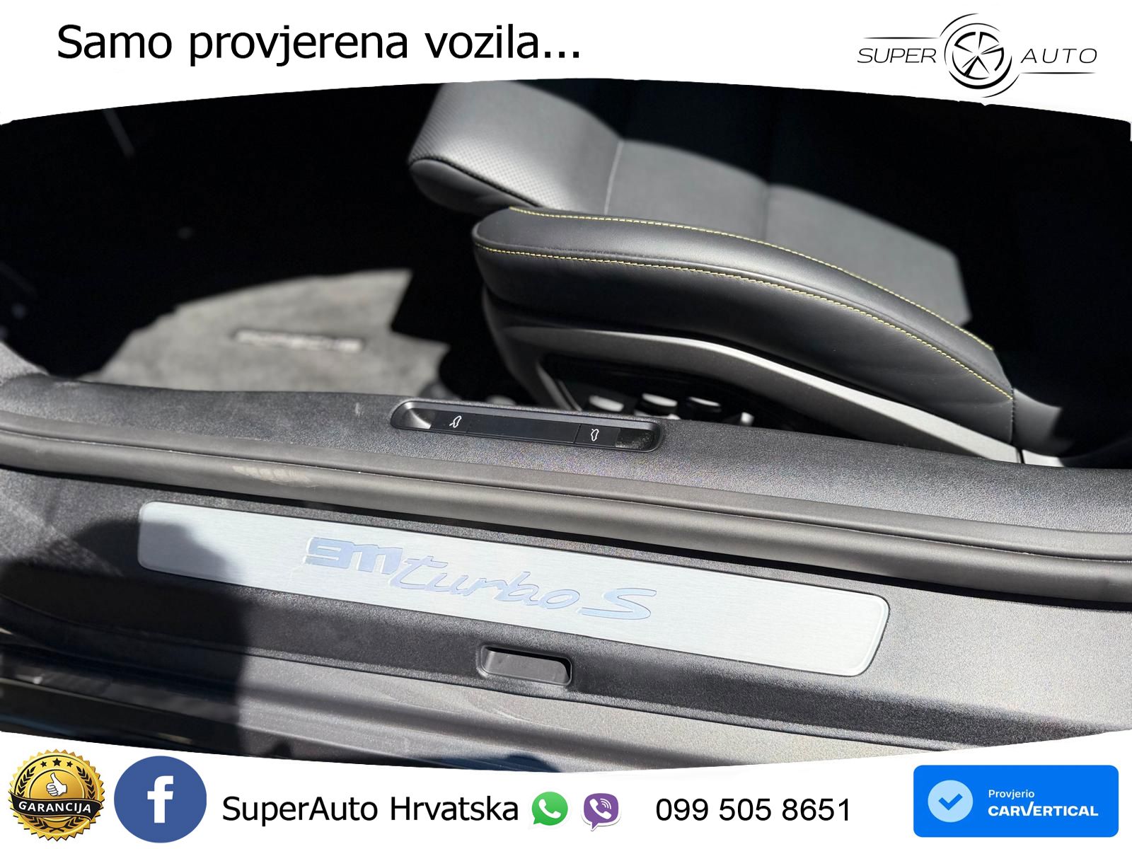 Porsche 911 Turbo S 3.8 (650 KS) PDK ZRAČNI+ACC+GR SJED+KAM