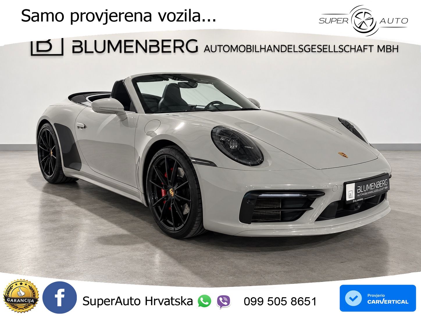 Porsche 911 Carrera 4S Cabriolet 3.0 (450 KS) PDK MATRIX+GR SJED+KAM