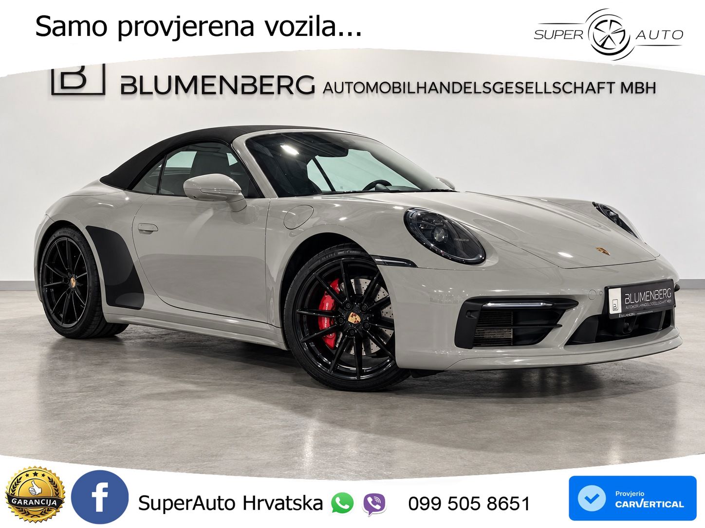 Porsche 911 Carrera 4S Cabriolet 3.0 (450 KS) PDK MATRIX+GR SJED+KAM