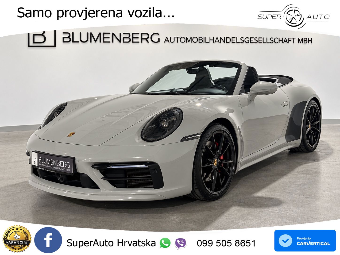 Porsche 911 Carrera 4S Cabriolet 3.0 (450 KS) PDK MATRIX+GR SJED+KAM