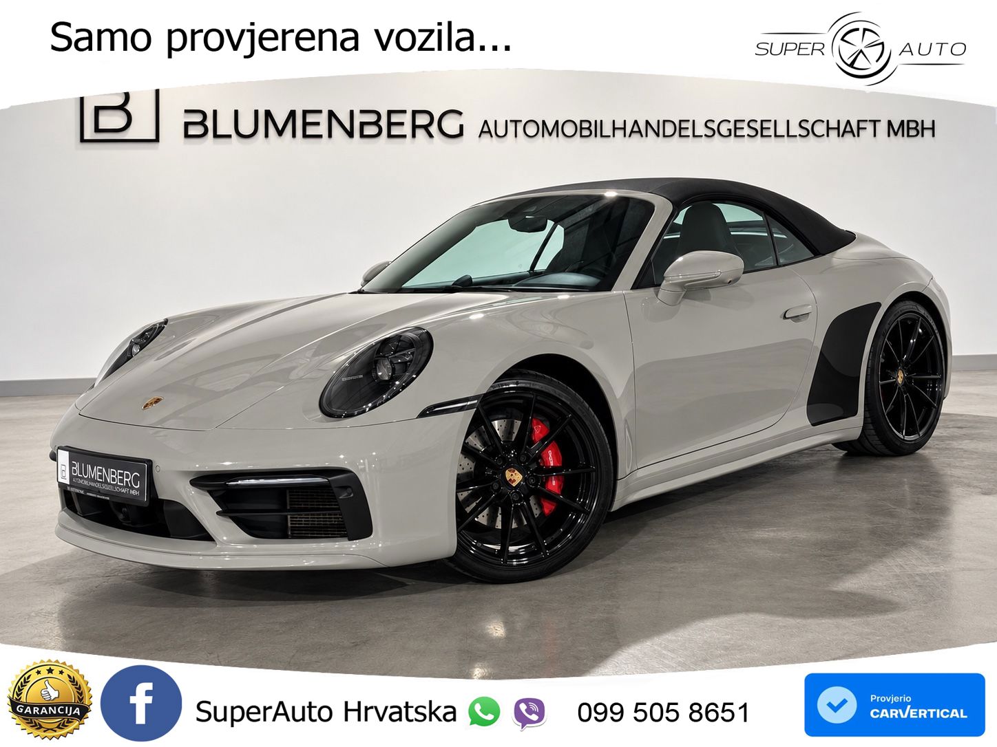 Porsche 911 Carrera 4S Cabriolet 3.0 (450 KS) PDK MATRIX+GR SJED+KAM
