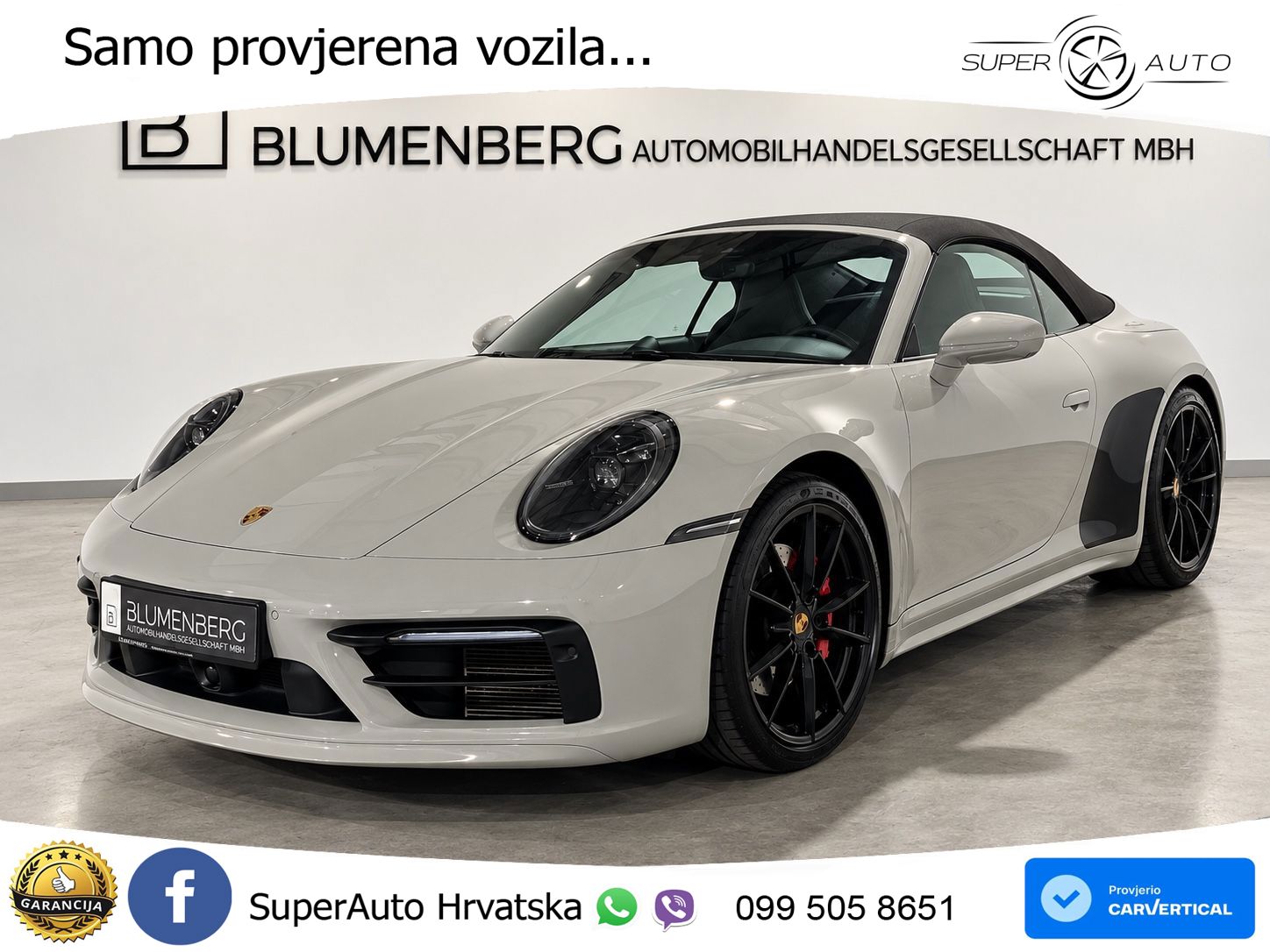 Porsche 911 Carrera 4S Cabriolet 3.0 (450 KS) PDK MATRIX+GR SJED+KAM