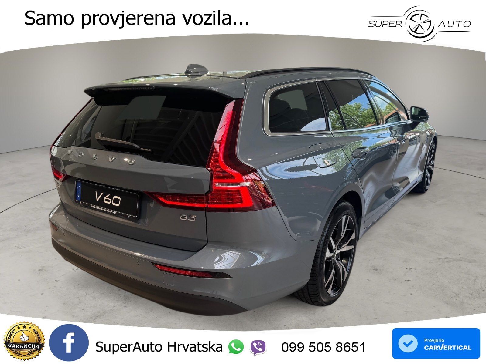 Volvo V60 2.0 B3 DCT LED+GR SJED+ACC