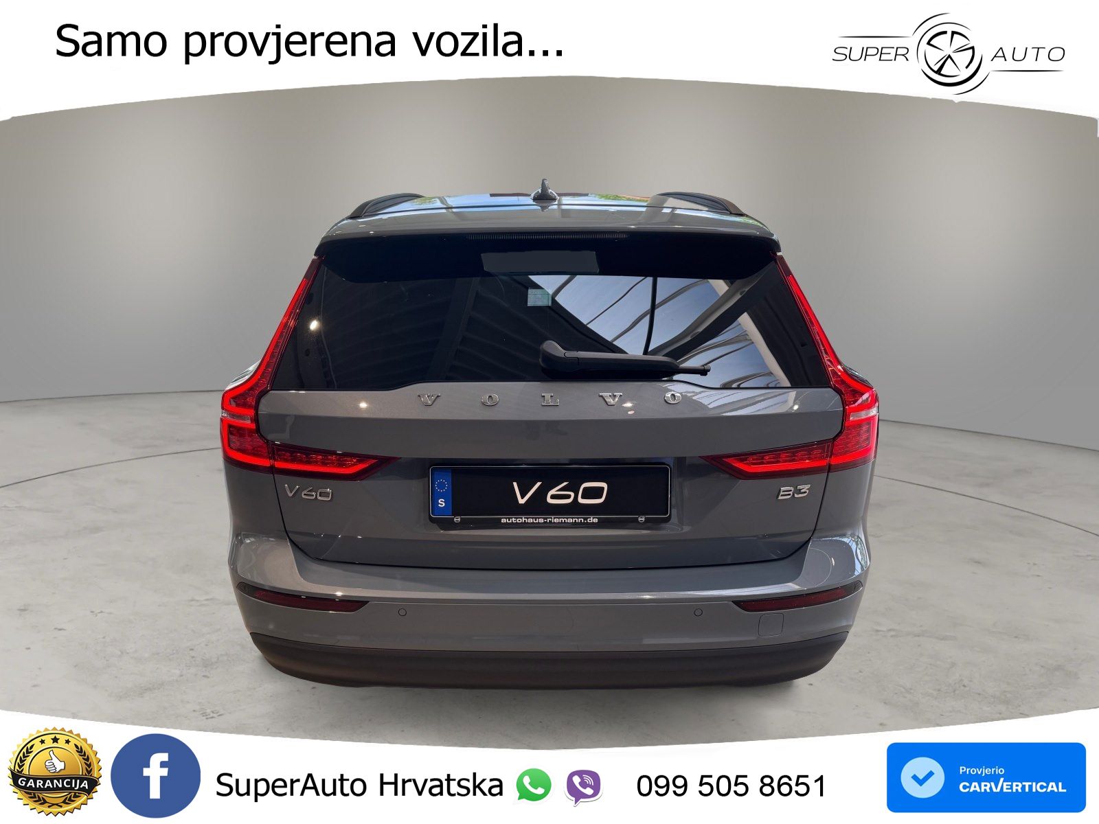 Volvo V60 2.0 B3 DCT LED+GR SJED+ACC