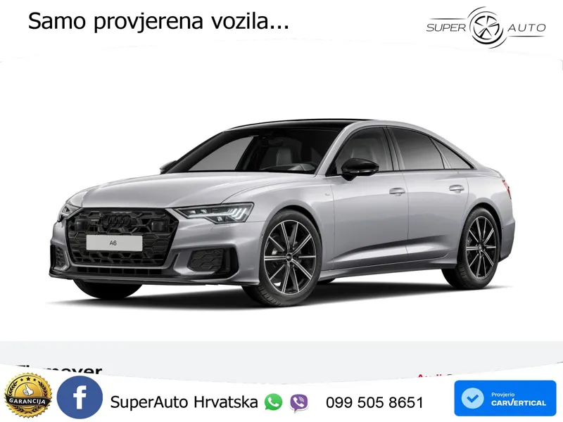 Audi A6 40 TDI (204 KS) quattro ultra S tronic 2x S line MATRIX+GR SJED+KAM