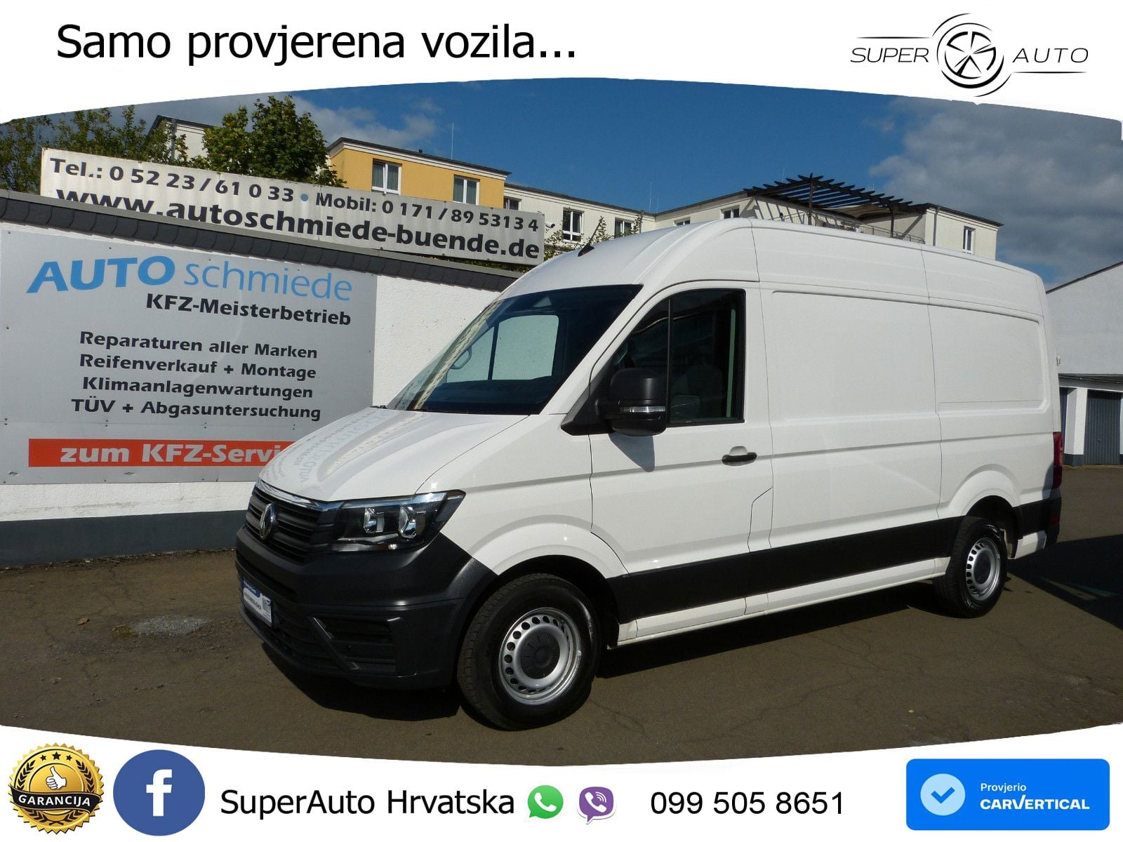 Volkswagen Crafter Kasten 30 mittellang Hochdach FWD 140 KS