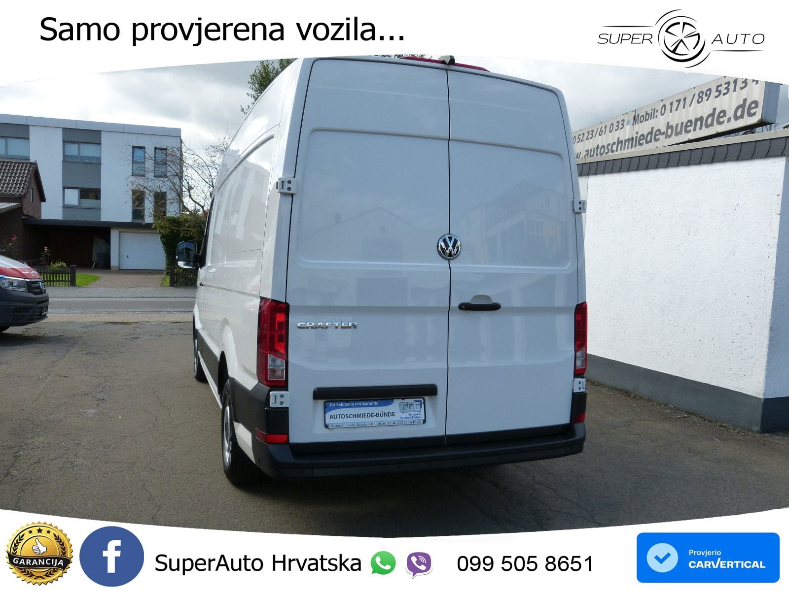 Volkswagen Crafter Kasten 30 mittellang Hochdach FWD 140 KS