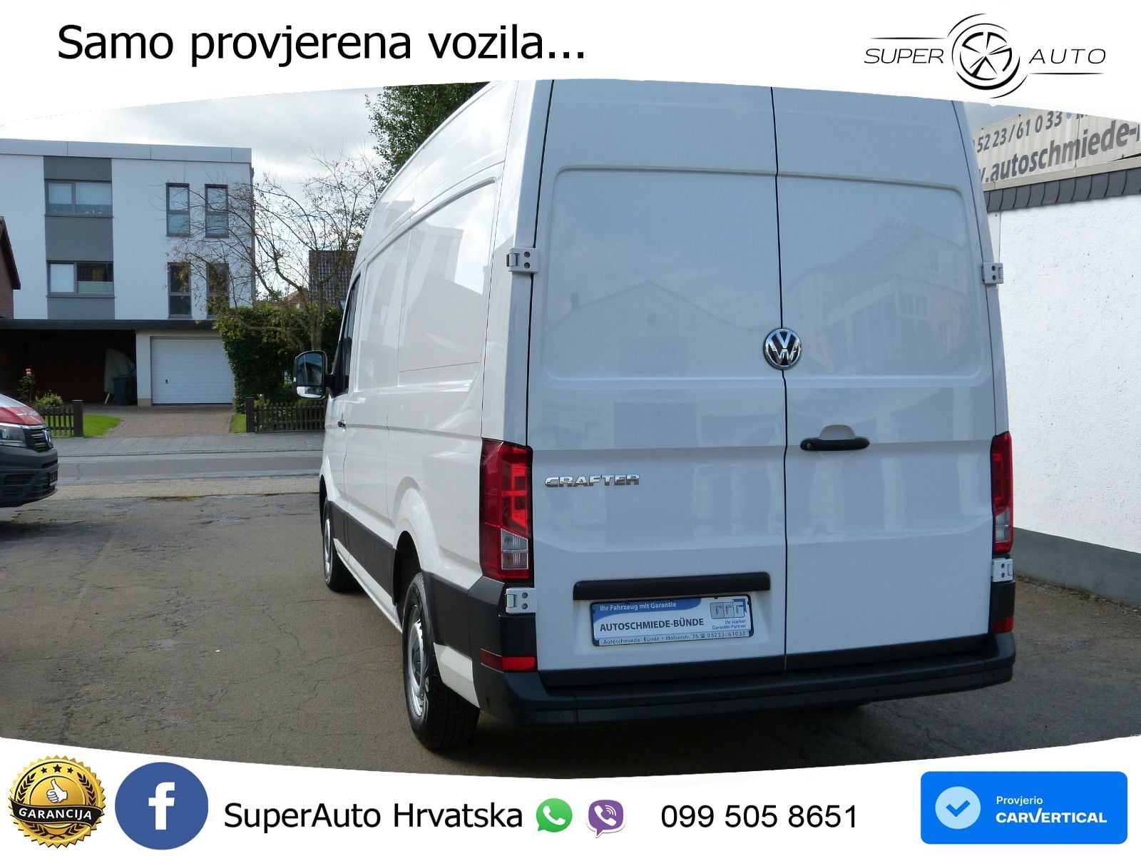 Volkswagen Crafter Kasten 30 mittellang Hochdach FWD 140 KS