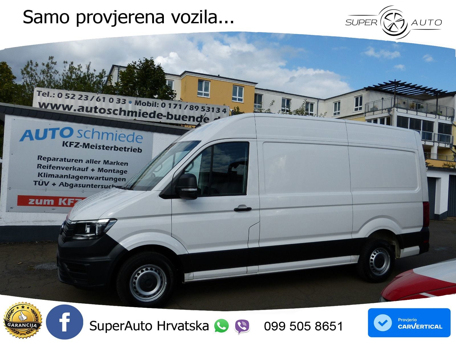 Volkswagen Crafter Kasten 30 mittellang Hochdach FWD 140 KS