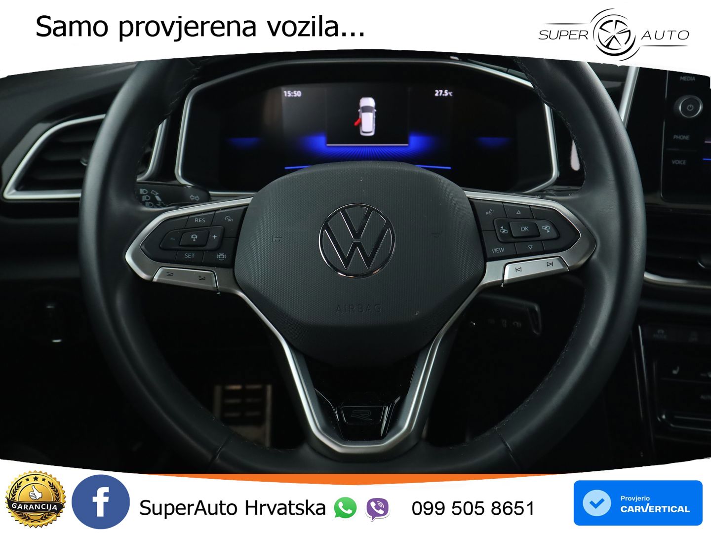 Volkswagen T-Roc 2.0 TDI (150 KS) DSG R-Line LED+GR SJED+ACC