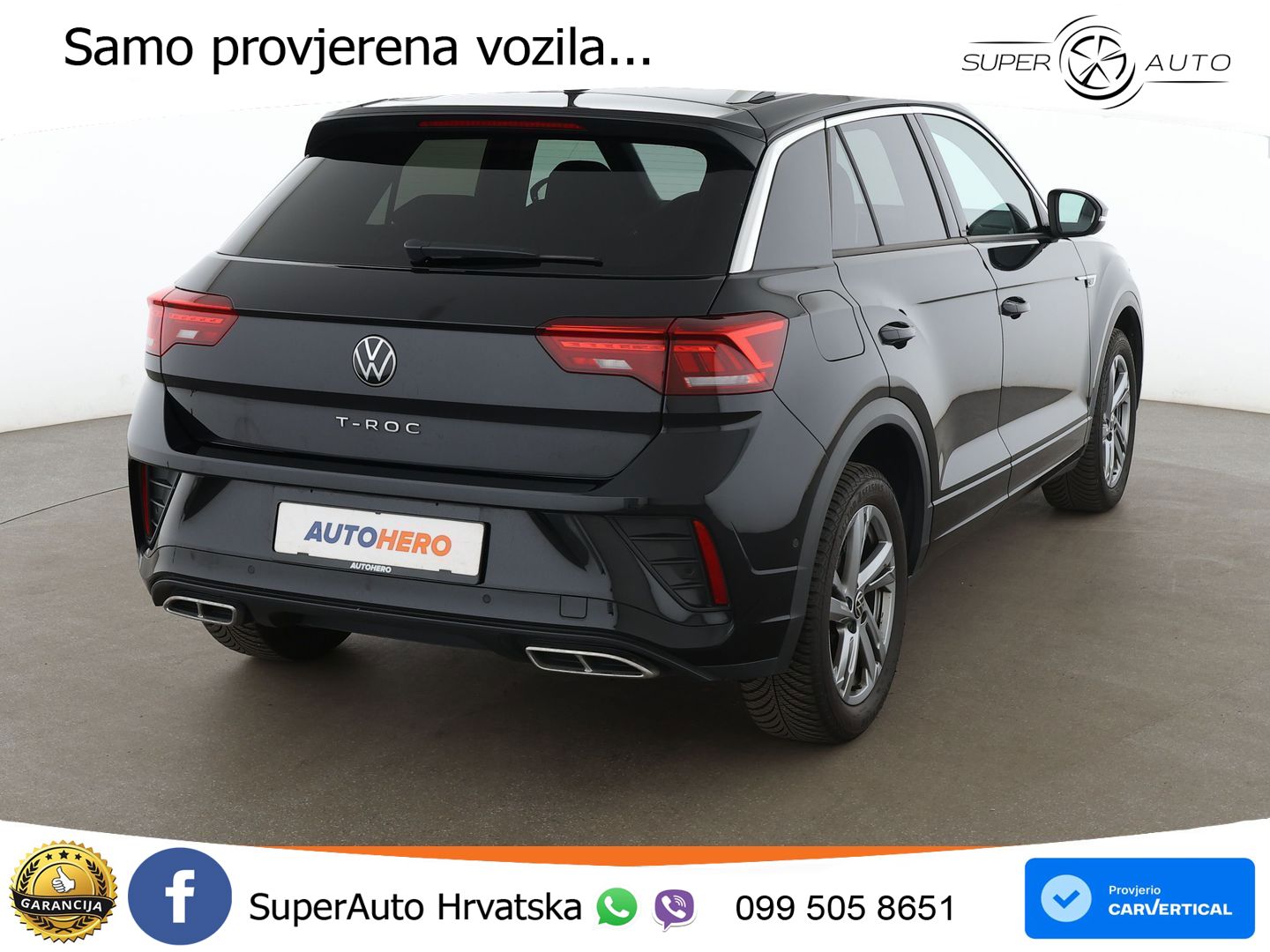 Volkswagen T-Roc 2.0 TDI (150 KS) DSG R-Line LED+GR SJED+ACC
