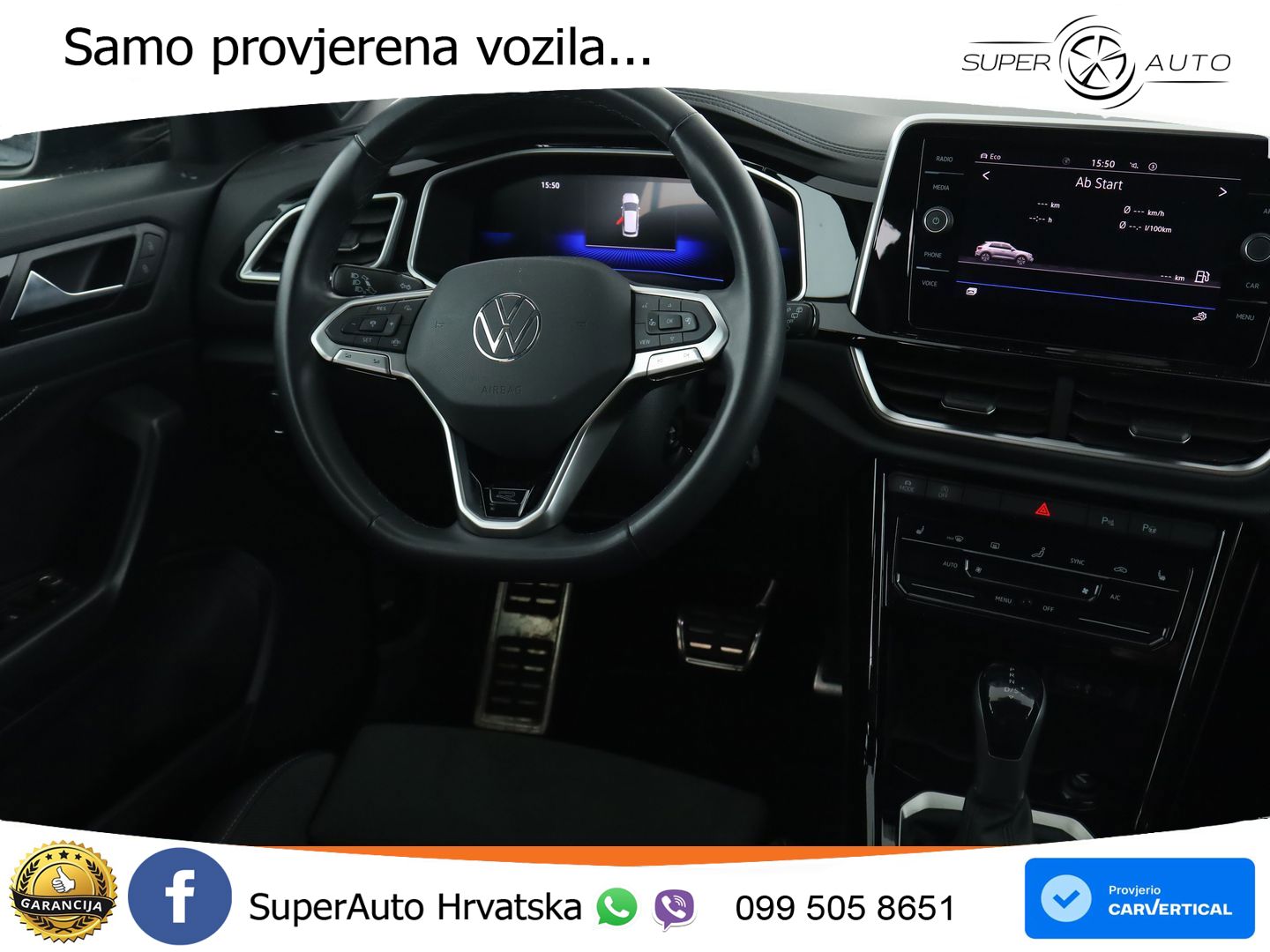Volkswagen T-Roc 2.0 TDI (150 KS) DSG R-Line LED+GR SJED+ACC