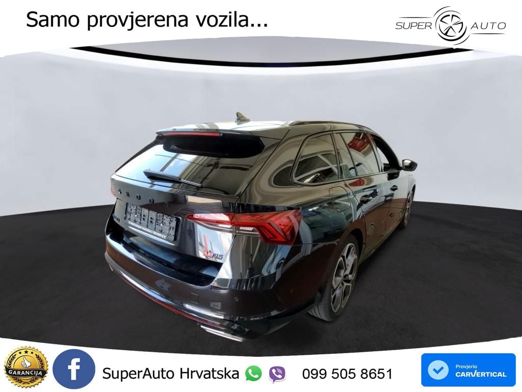 Škoda Octavia Combi RS 2.0 TDI (200 KS) DSG MATRIX+GR SJED+KAM