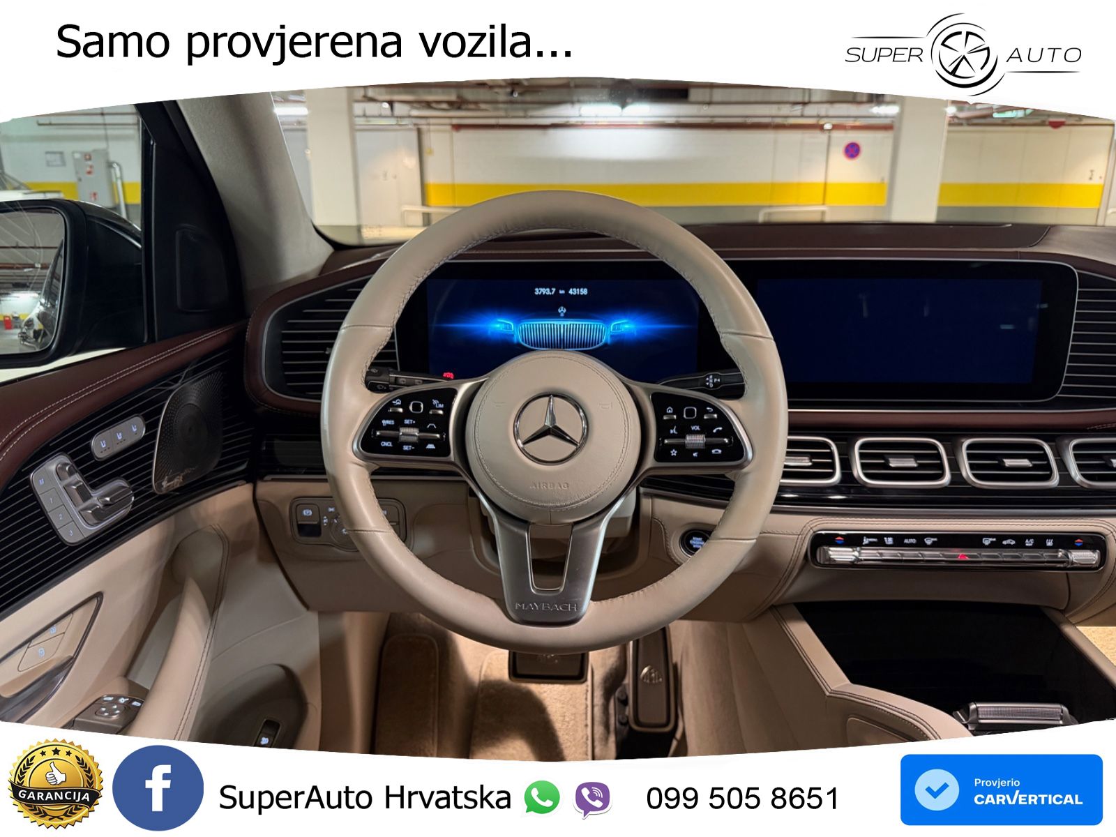 Mercedes Maybach GLS 600 V8 (557 KS) EQ Boost 4MATIC 9G-TRONIC ACC+HEAD+4xGR SJED+360+PANO