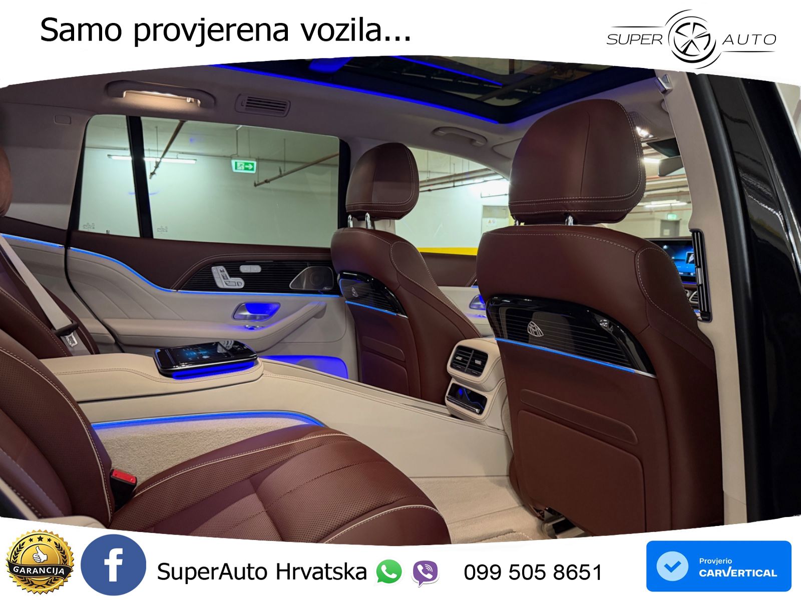 Mercedes Maybach GLS 600 V8 (557 KS) EQ Boost 4MATIC 9G-TRONIC ACC+HEAD+4xGR SJED+360+PANO
