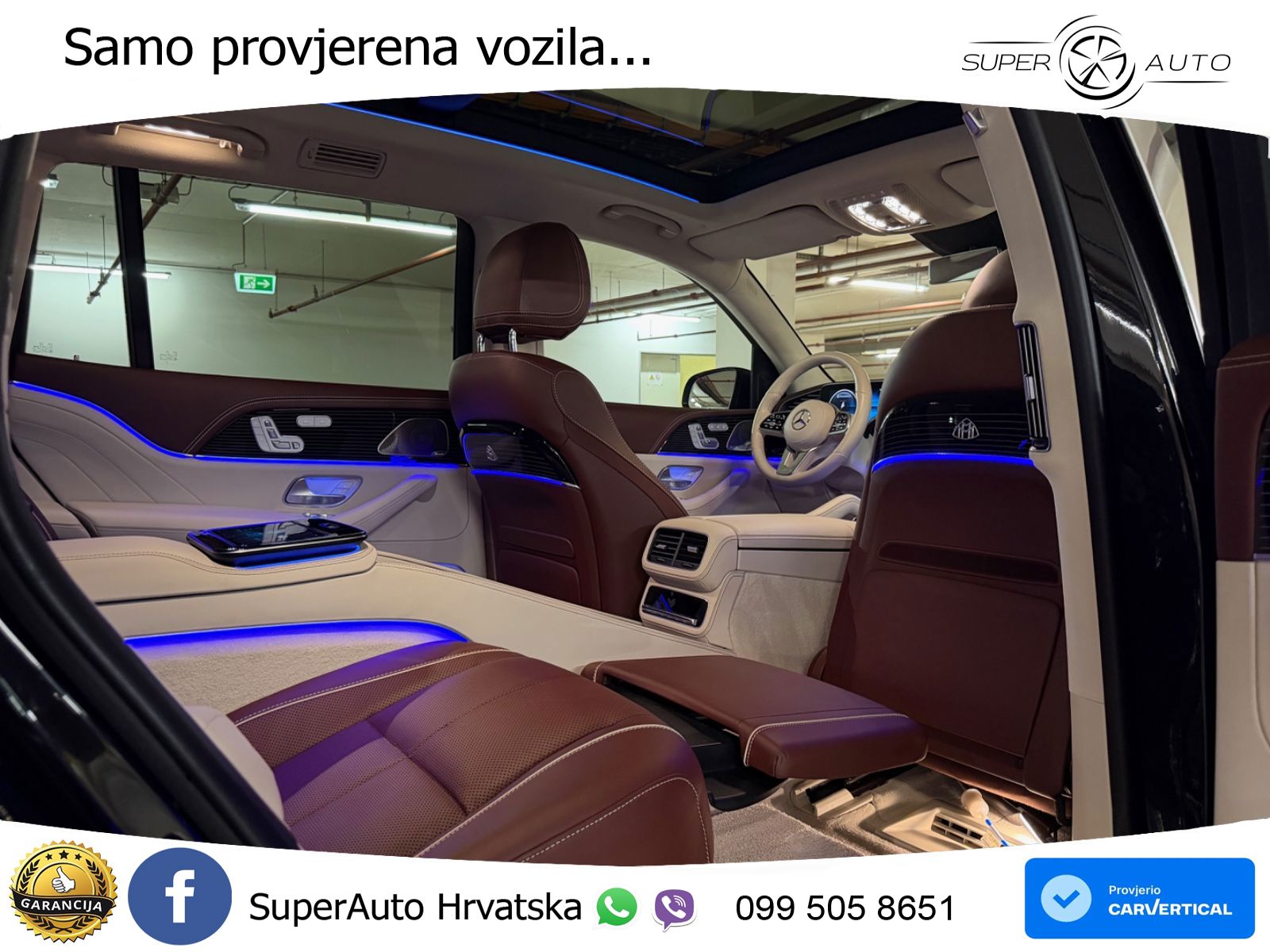 Mercedes Maybach GLS 600 V8 (557 KS) EQ Boost 4MATIC 9G-TRONIC ACC+HEAD+4xGR SJED+360+PANO