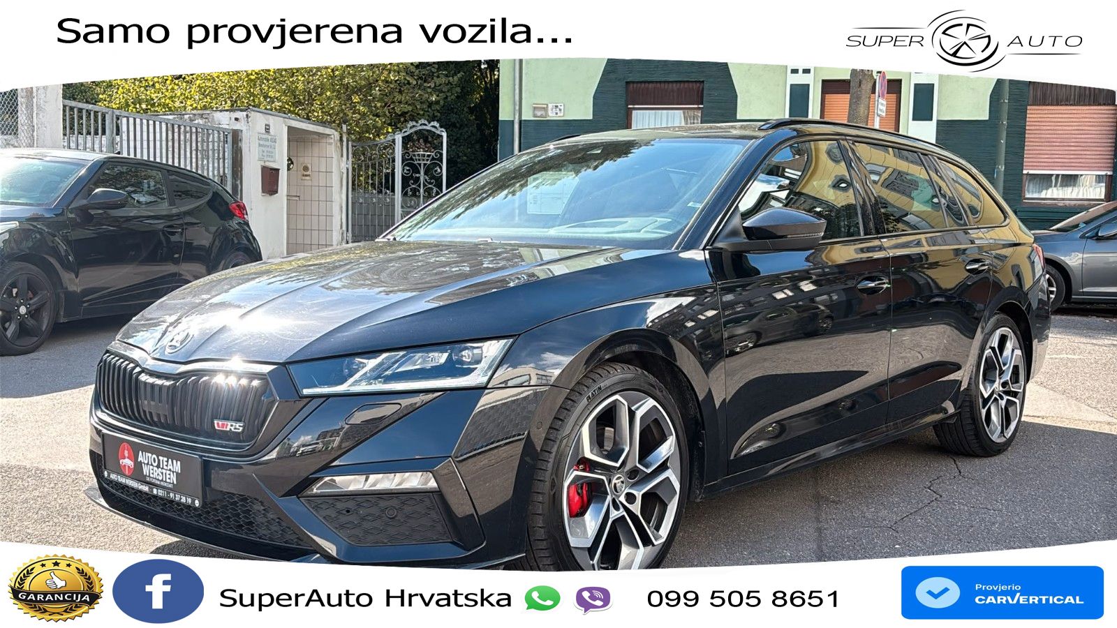 Škoda Octavia Combi RS 2.0 TDI (200 KS) 4x4 DSG LED+GR SJED+ACC