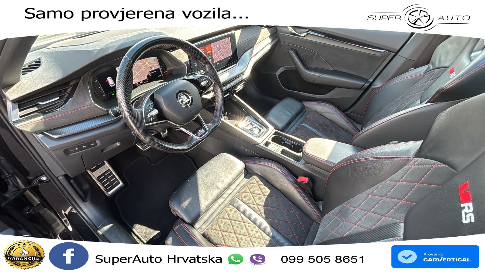 Škoda Octavia Combi RS 2.0 TDI (200 KS) 4x4 DSG LED+GR SJED+ACC