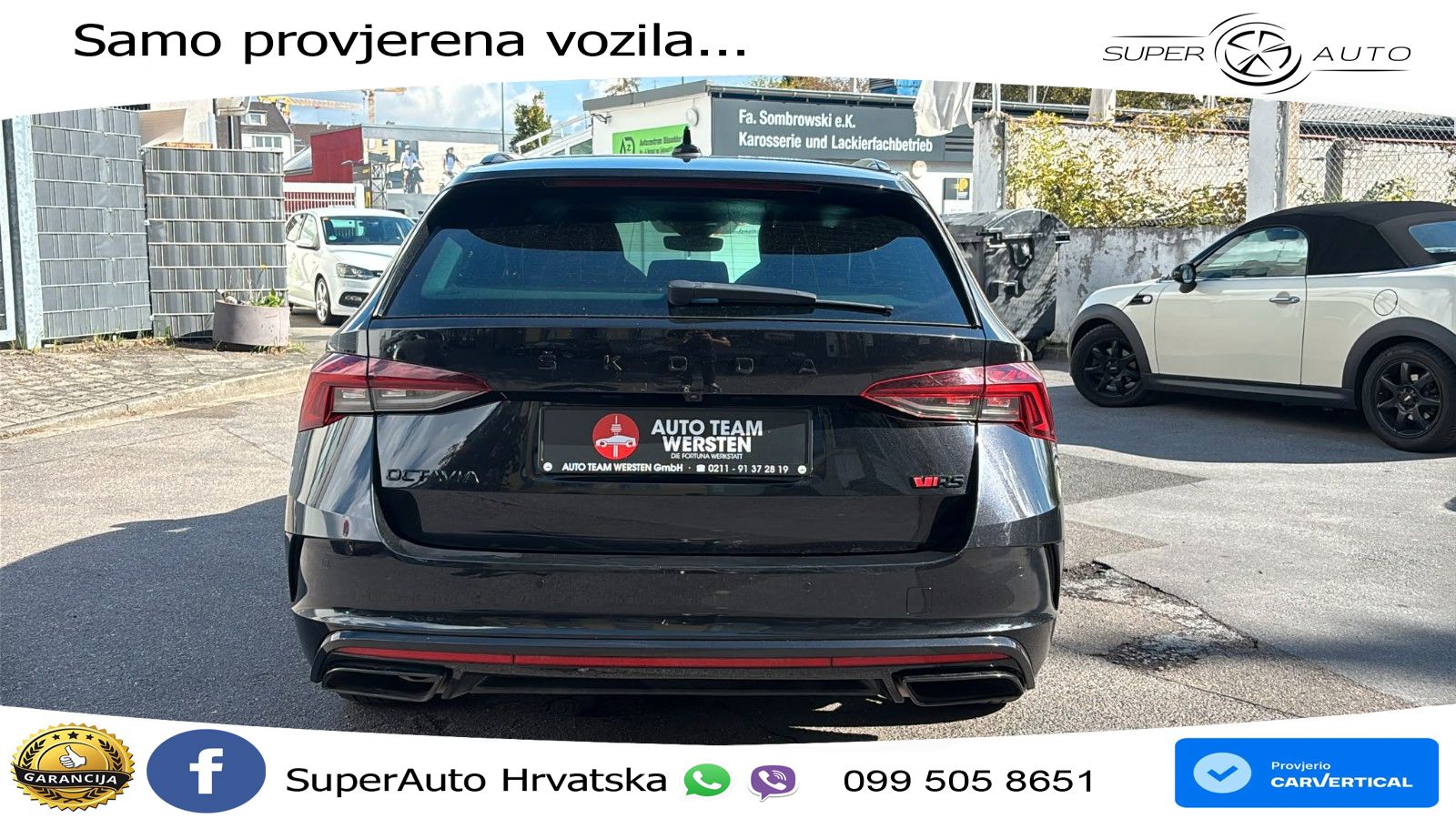 Škoda Octavia Combi RS 2.0 TDI (200 KS) 4x4 DSG LED+GR SJED+ACC