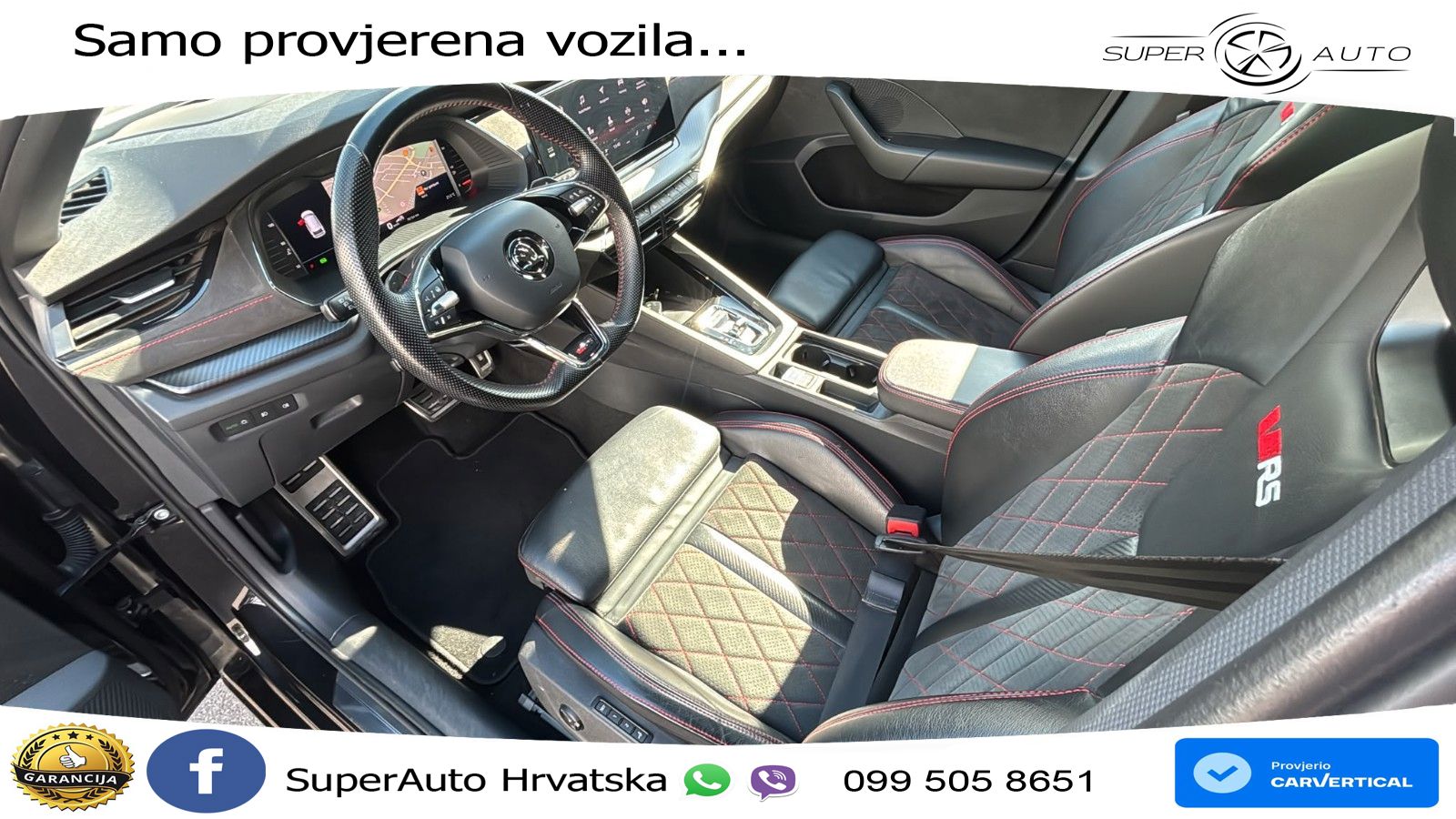 Škoda Octavia Combi RS 2.0 TDI (200 KS) 4x4 DSG LED+GR SJED+ACC