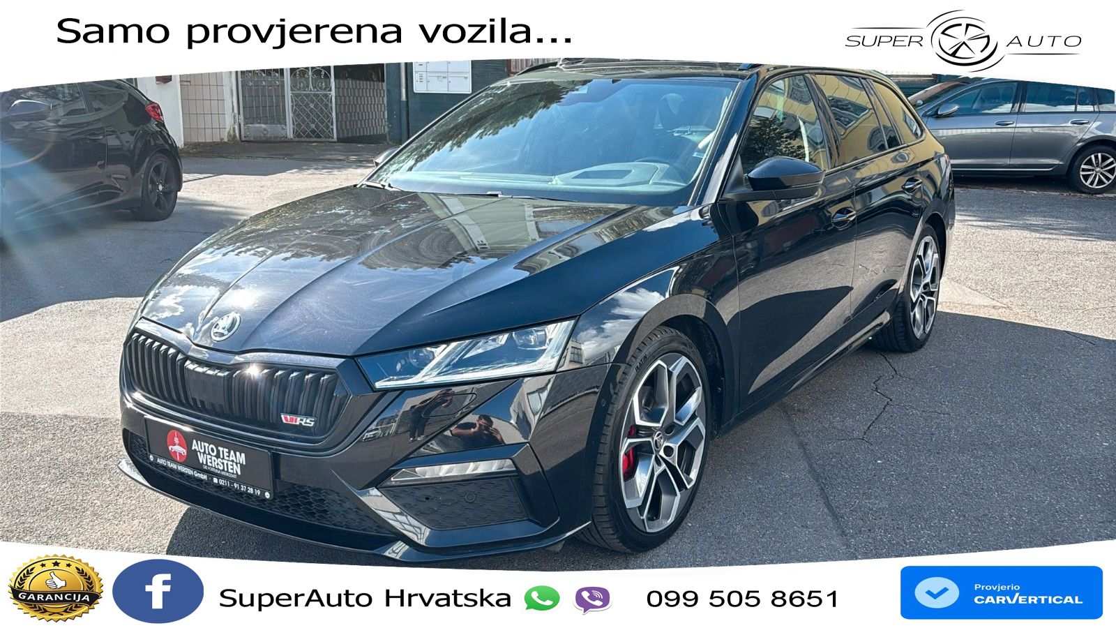 Škoda Octavia Combi RS 2.0 TDI (200 KS) 4x4 DSG LED+GR SJED+ACC
