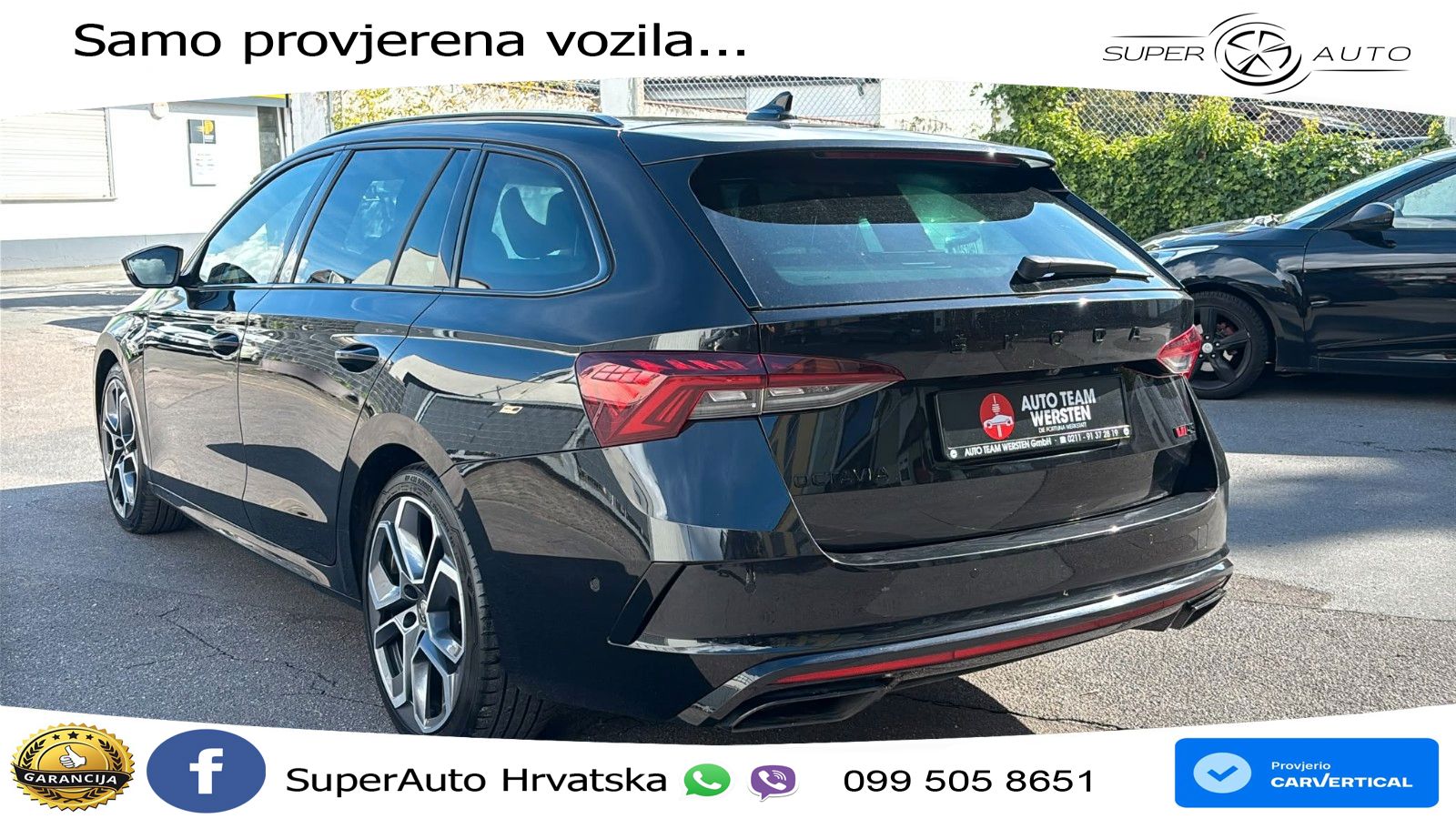 Škoda Octavia Combi RS 2.0 TDI (200 KS) 4x4 DSG LED+GR SJED+ACC