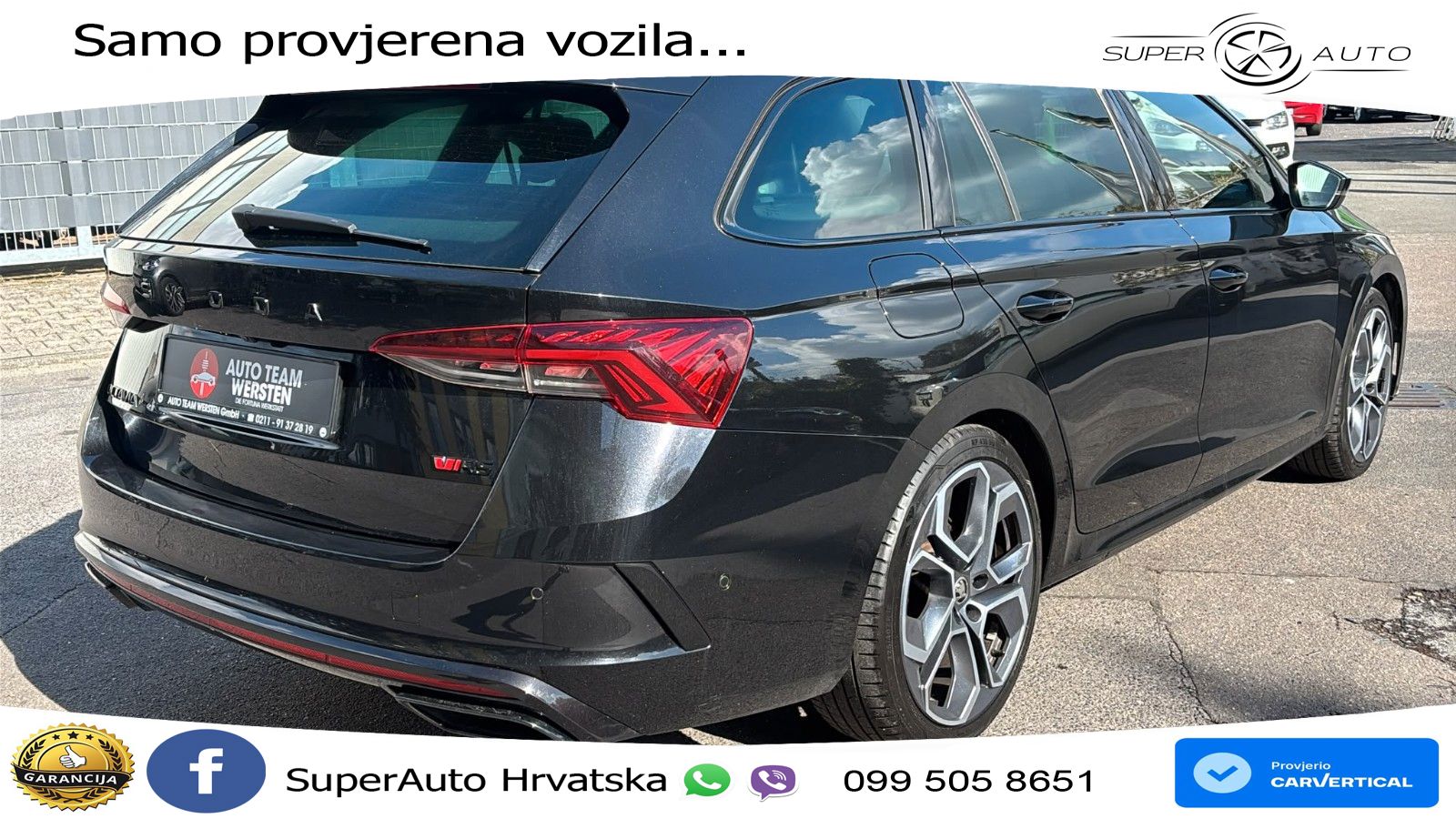 Škoda Octavia Combi RS 2.0 TDI (200 KS) 4x4 DSG LED+GR SJED+ACC