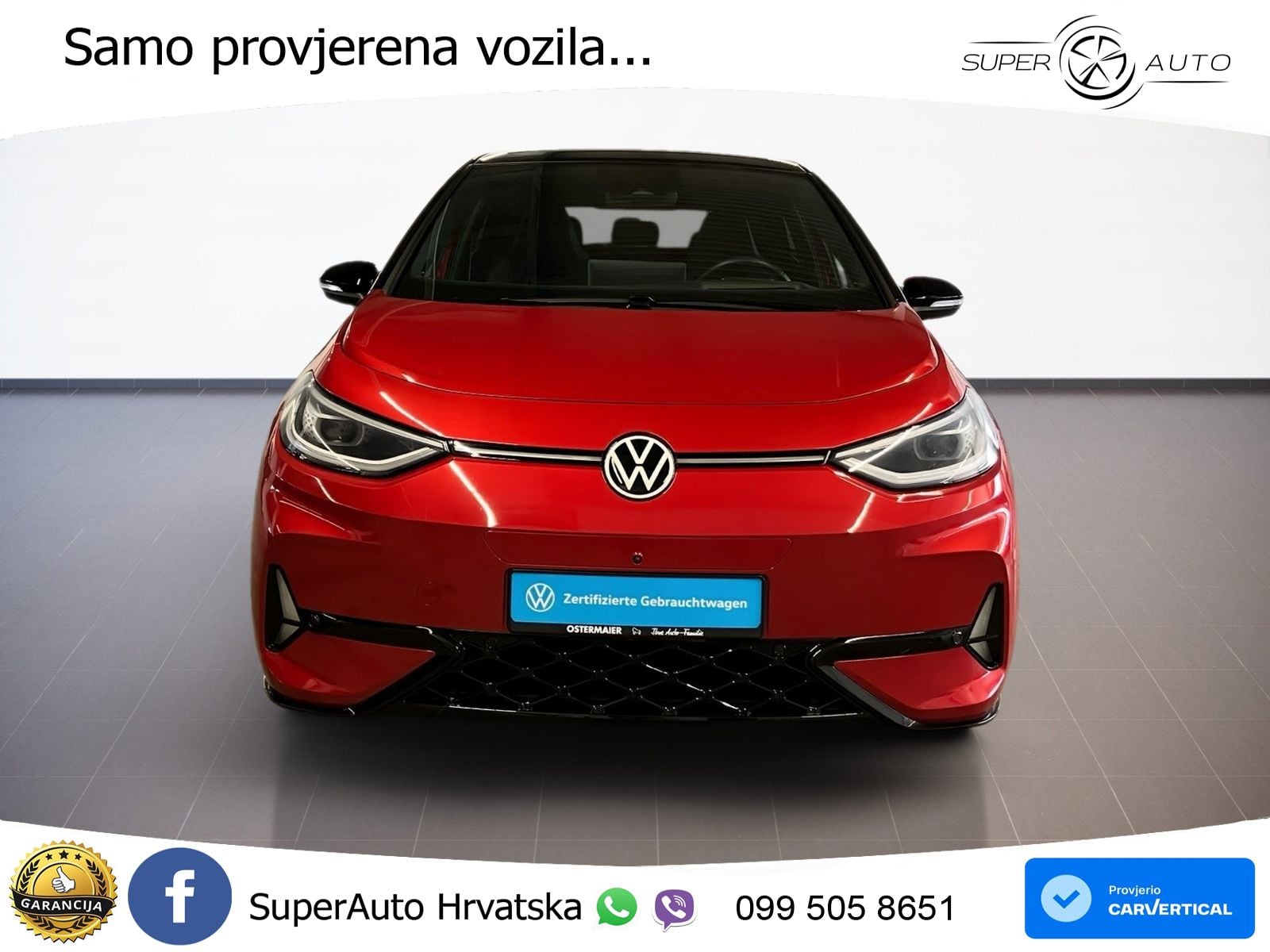 Volkswagen ID.3 GTX Performance 84 kWh (326 KS) LED+GR SJED+ACC