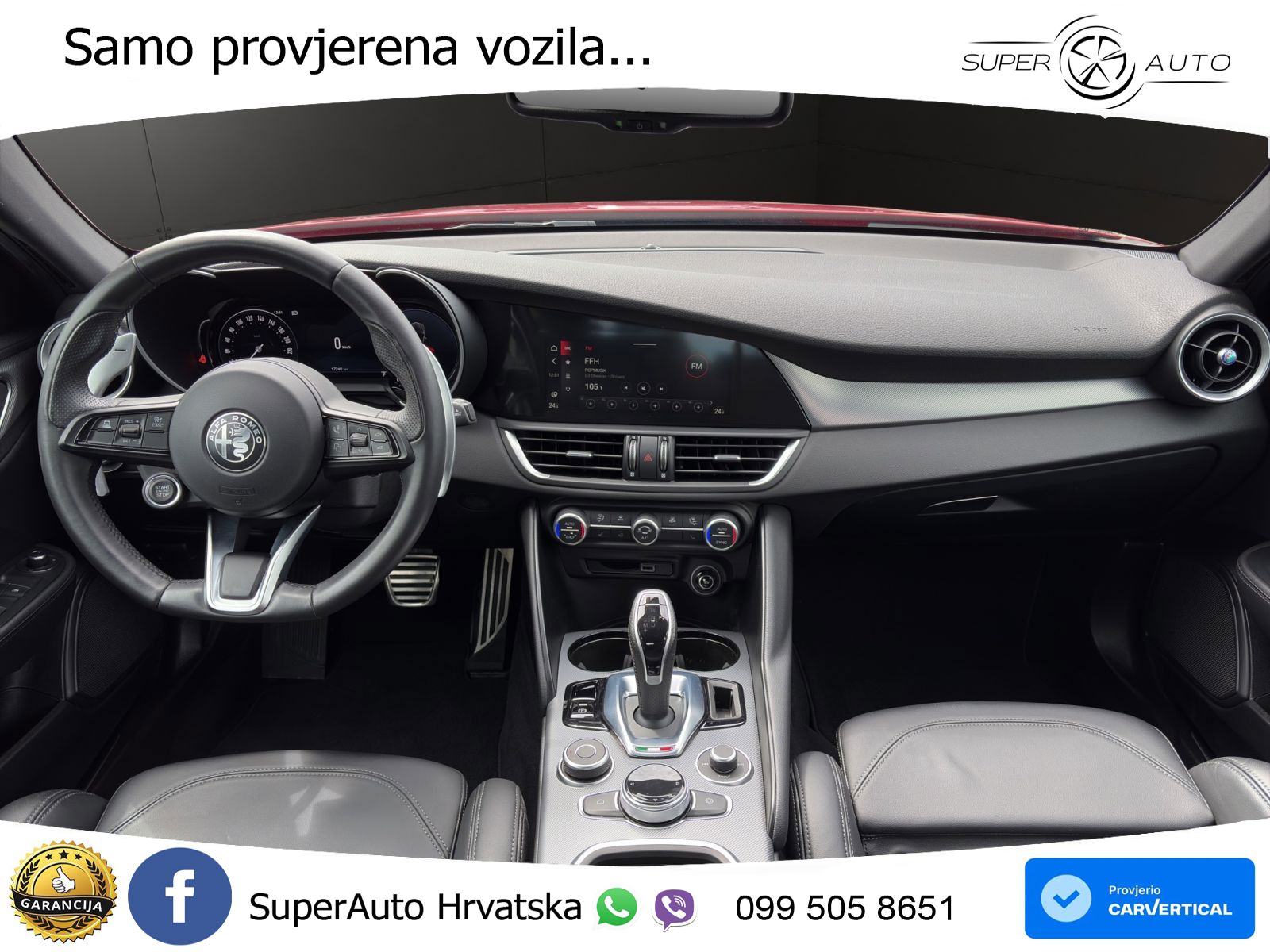 Alfa Romeo Giulia 2.0 Turbo (280 KS) Q4 Automatic LED+GR SJED+ACC