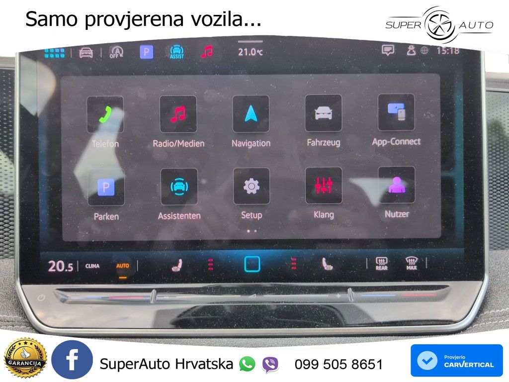Volkswagen Passat Variant 1.5 eTSI (150 KS) DSG LED+GR SJED+ACC