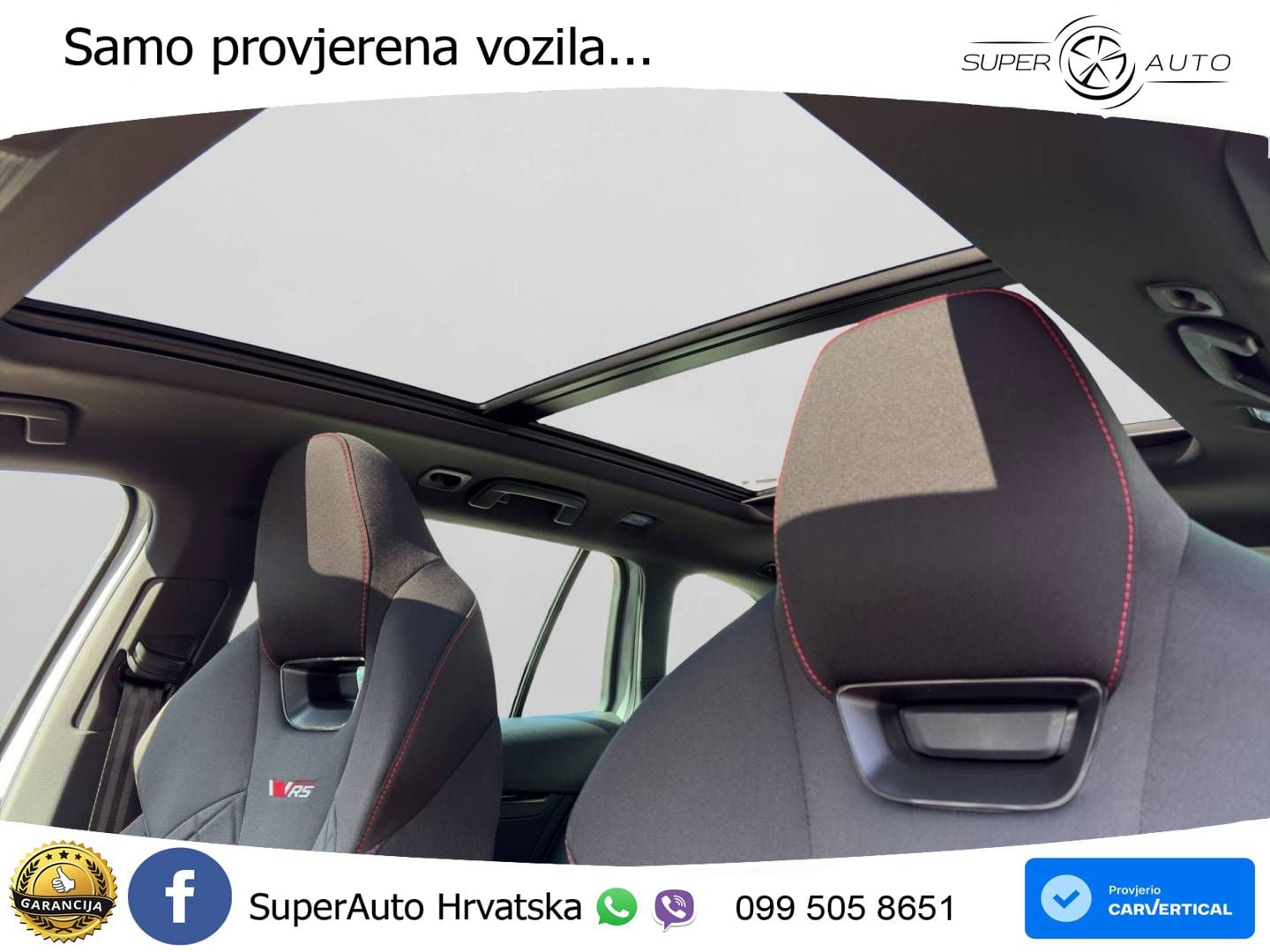Škoda Octavia Combi RS 2.0 TSI (265 KS) DSG LED+GR SJED+ACC