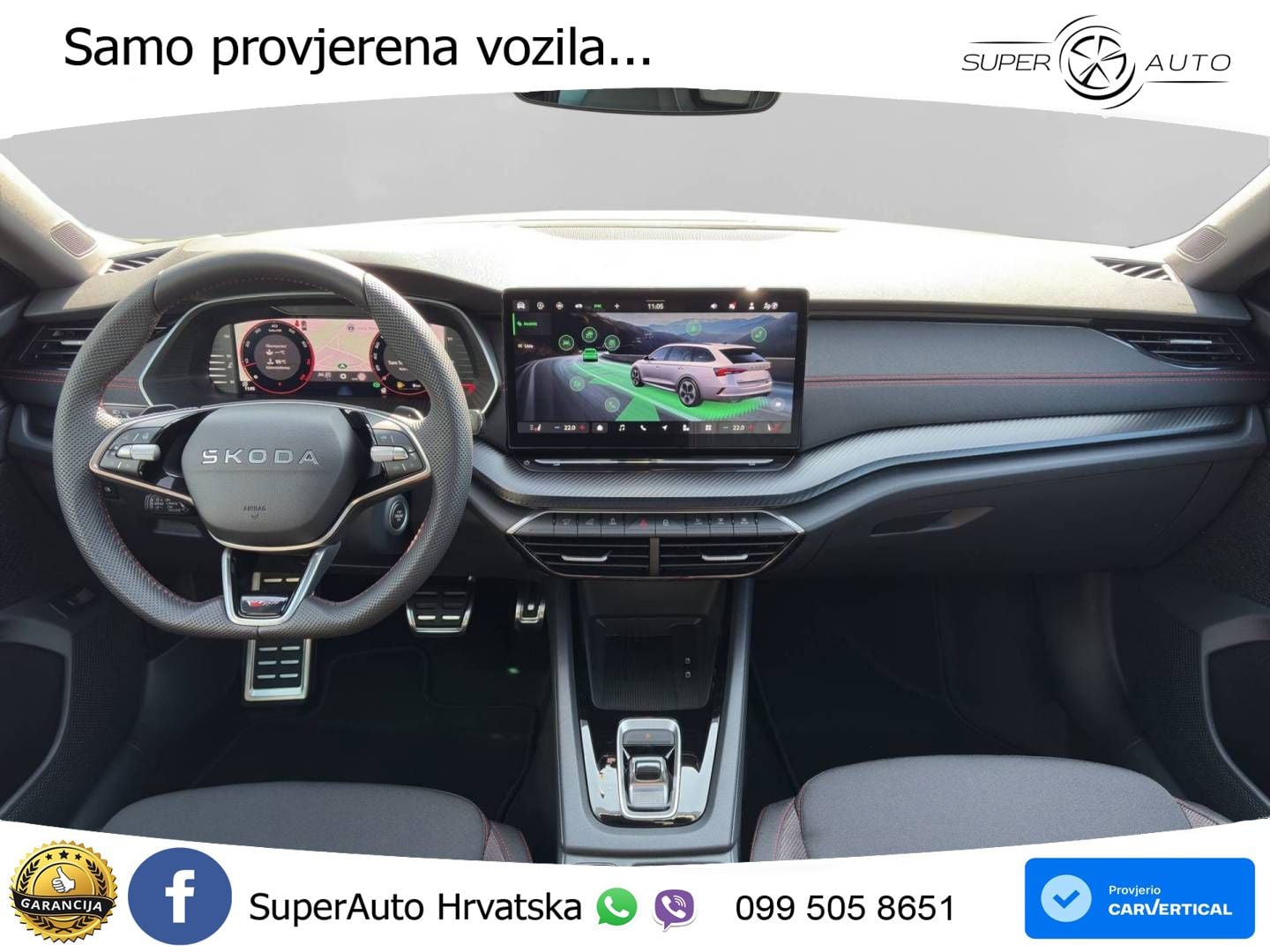 Škoda Octavia Combi RS 2.0 TSI (265 KS) DSG LED+GR SJED+ACC