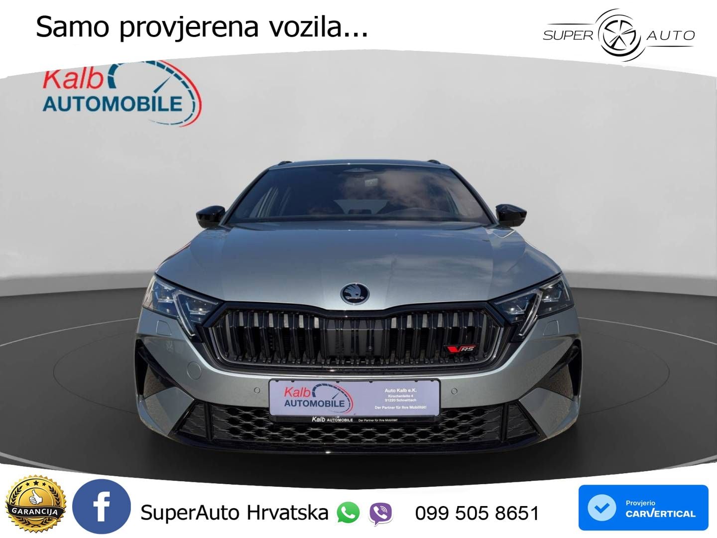 Škoda Octavia Combi RS 2.0 TSI (265 KS) DSG LED+GR SJED+ACC