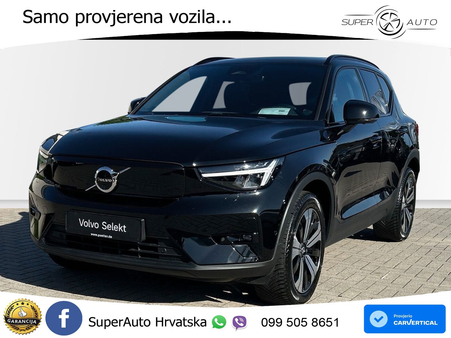 Volvo XC40 Recharge 69 kWh 231 KS Single Motor LED+GR SJED+ACC