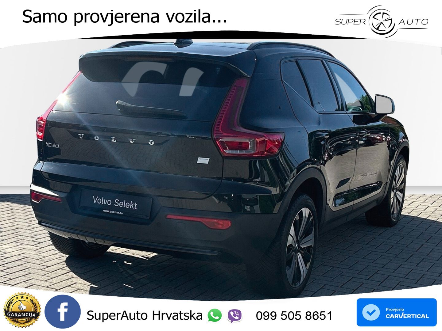 Volvo XC40 Recharge 69 kWh 231 KS Single Motor LED+GR SJED+ACC