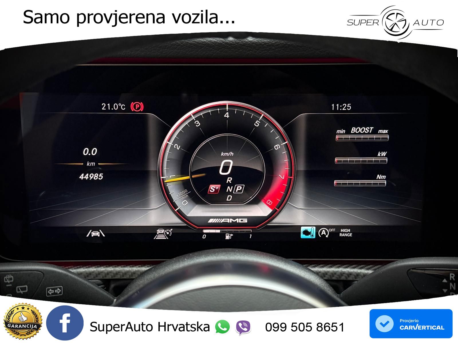 Mercedes AMG G 63 Long V8 (585 KS) 4MATIC 9G-TRONIC AMG SPEEDSHIFT PLUS LED+GR SJED+ACC