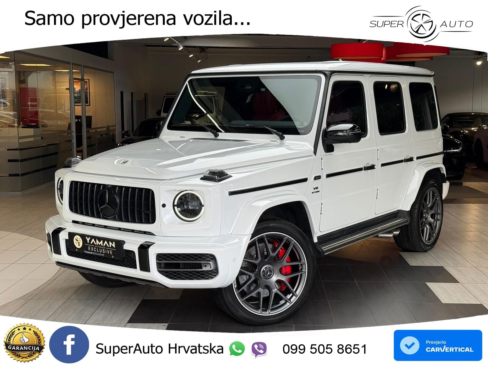 Mercedes AMG G 63 Long V8 (585 KS) 4MATIC 9G-TRONIC AMG SPEEDSHIFT PLUS LED+GR SJED+ACC