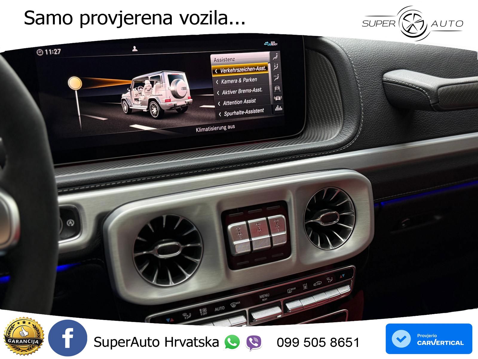 Mercedes AMG G 63 Long V8 (585 KS) 4MATIC 9G-TRONIC AMG SPEEDSHIFT PLUS LED+GR SJED+ACC