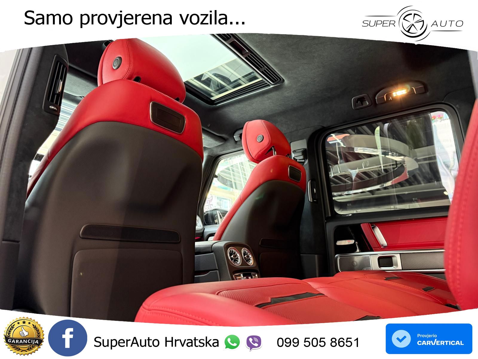 Mercedes AMG G 63 Long V8 (585 KS) 4MATIC 9G-TRONIC AMG SPEEDSHIFT PLUS LED+GR SJED+ACC