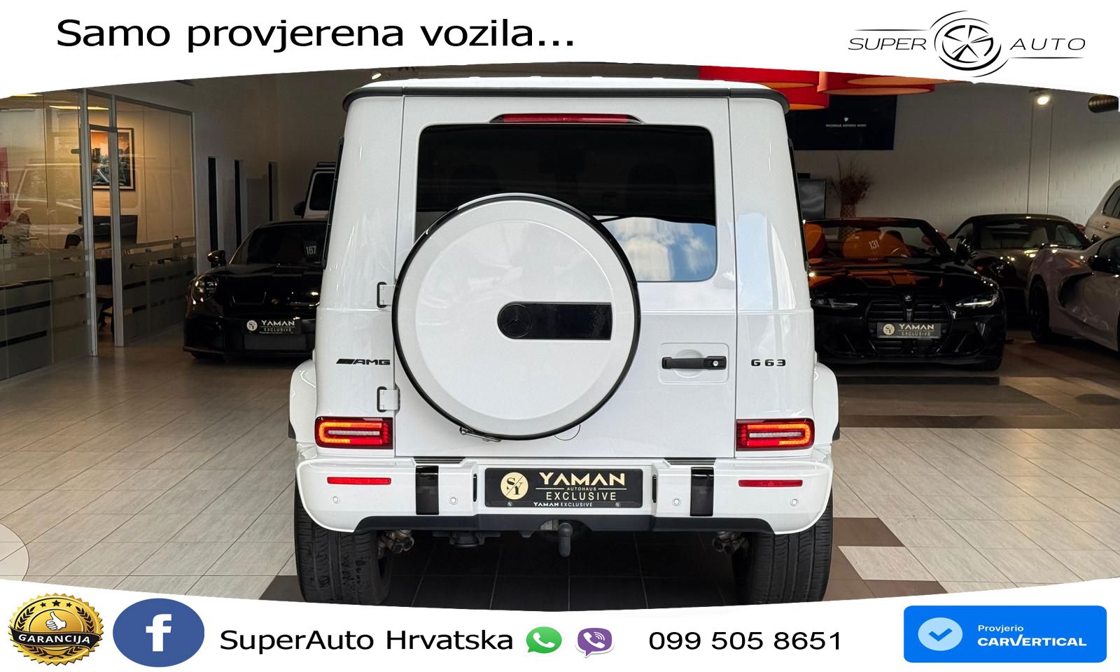 Mercedes AMG G 63 Long V8 (585 KS) 4MATIC 9G-TRONIC AMG SPEEDSHIFT PLUS LED+GR SJED+ACC